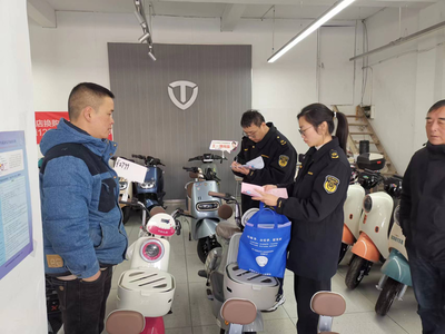 金湖縣市場監管局 嚴把質量關，筑牢安全線——開展電動自行車產品質量安全專項檢查行動紀實